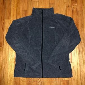 Men's Large Columbia Soft Fleece Zip Up Jacket
